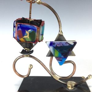 Dreidel on Star Stand